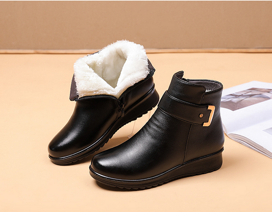 Echtes Leder Orthopädische Stiefel für bequemen Halt