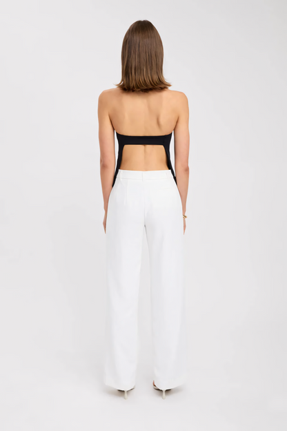 Leichtes Leinenmisch-Kaye-Top für mühelosen Stil