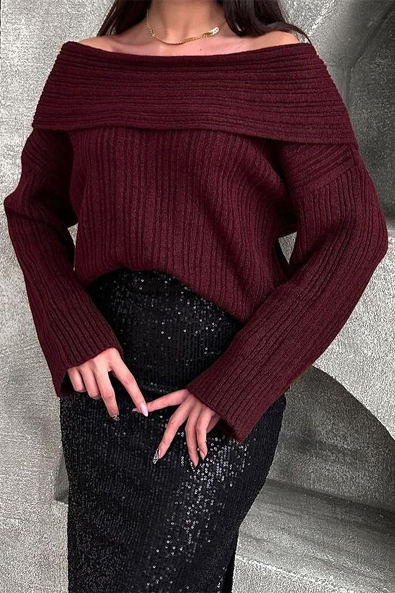 Gemütlicher Strick-Winterpullover für lässigen Komfort