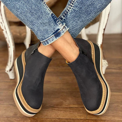 Schicke Leder-Stiefeletten für den Alltagsstil