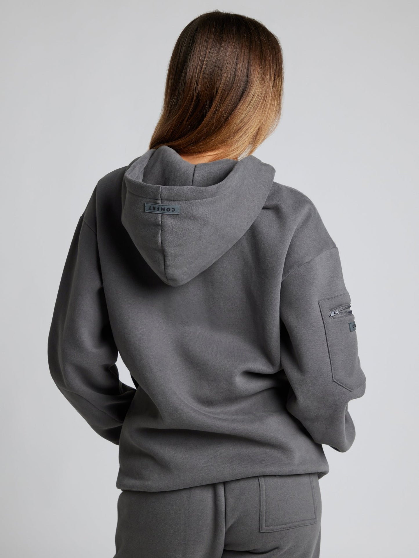 Gemütlicher Reise-Hoodie mit Flugmodus-Grafik