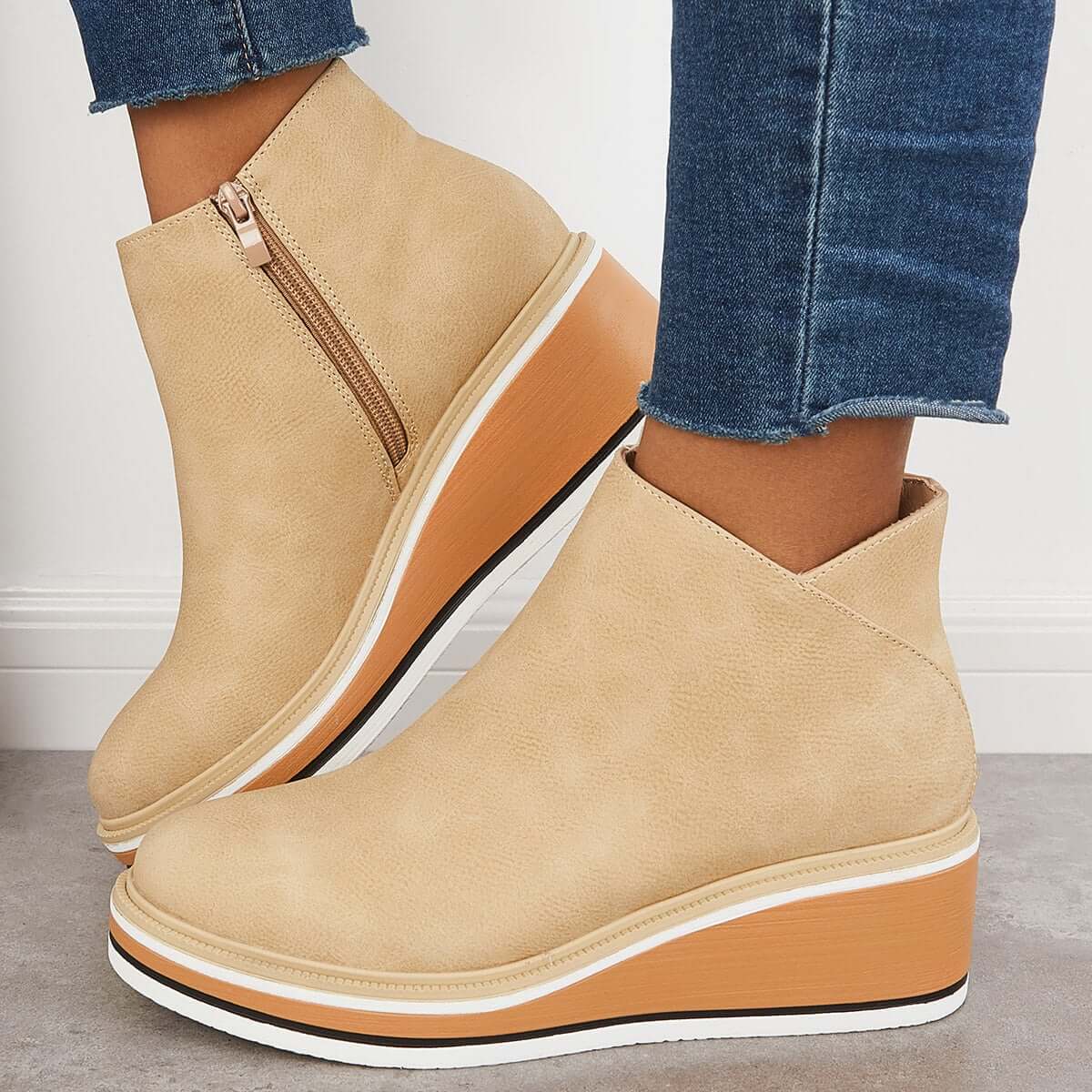 Schicke Leder-Stiefeletten für den Alltagsstil