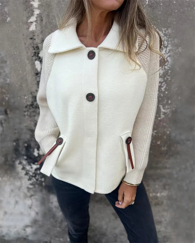 Gemütliche leichte Damen-Herbst-Winterjacke