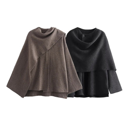 Gemütlicher stilvoller Strickpullover für Damen