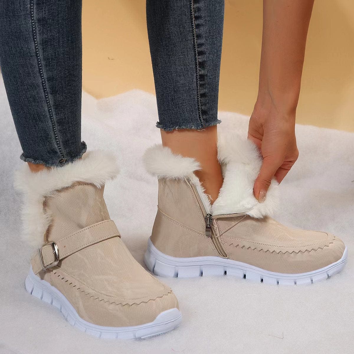 Gemütliche Winterisolierte Schneestiefel