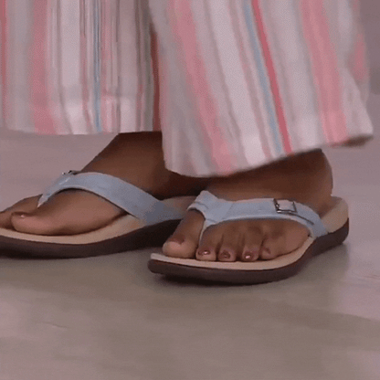 Orthopädische Damensandalen für Sommer Komfort und Unterstützung