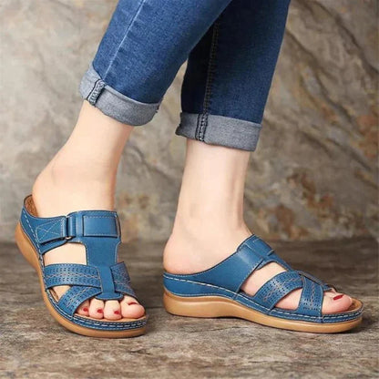 Atmungsaktive orthopädische Sommerslipper für Damen