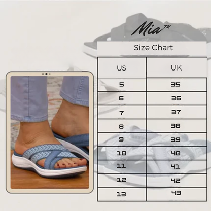 Atmungsaktive elegante orthopädische Sandalen für Damen