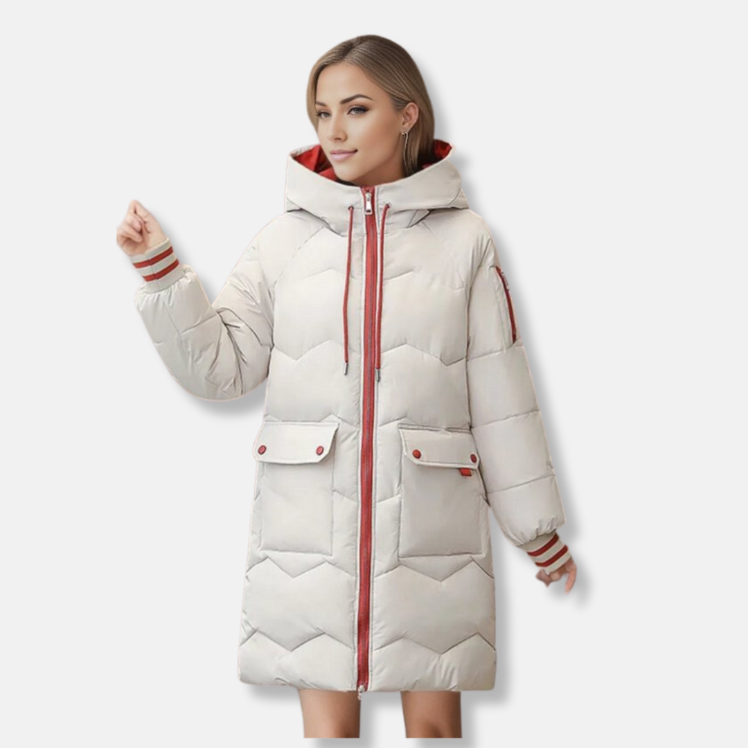 Gemütlicher Damen-Winterparka mit Kapuze