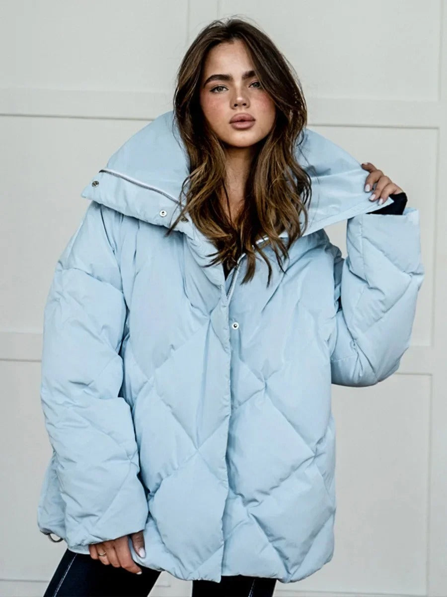 Berthat® | Oversized Puffer mit Reißverschluss