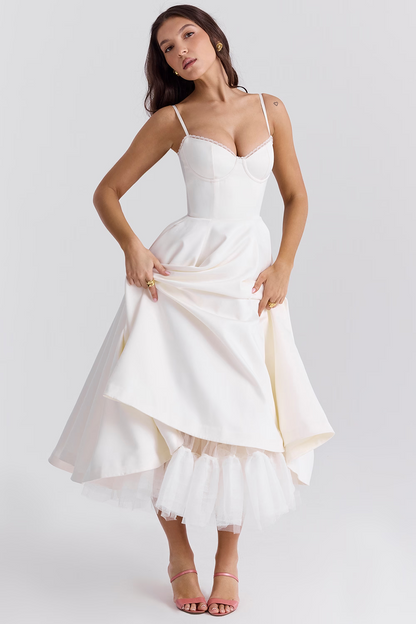 Evelina Elegantes Midikleid für Damen