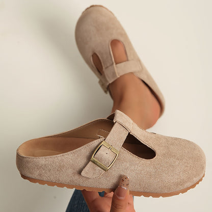 Wildleder-Komfort-Hausschuhe für Damen
