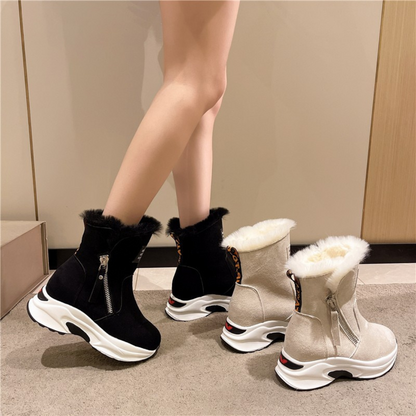 Gemütliche sportliche Winterstiefel für Damen