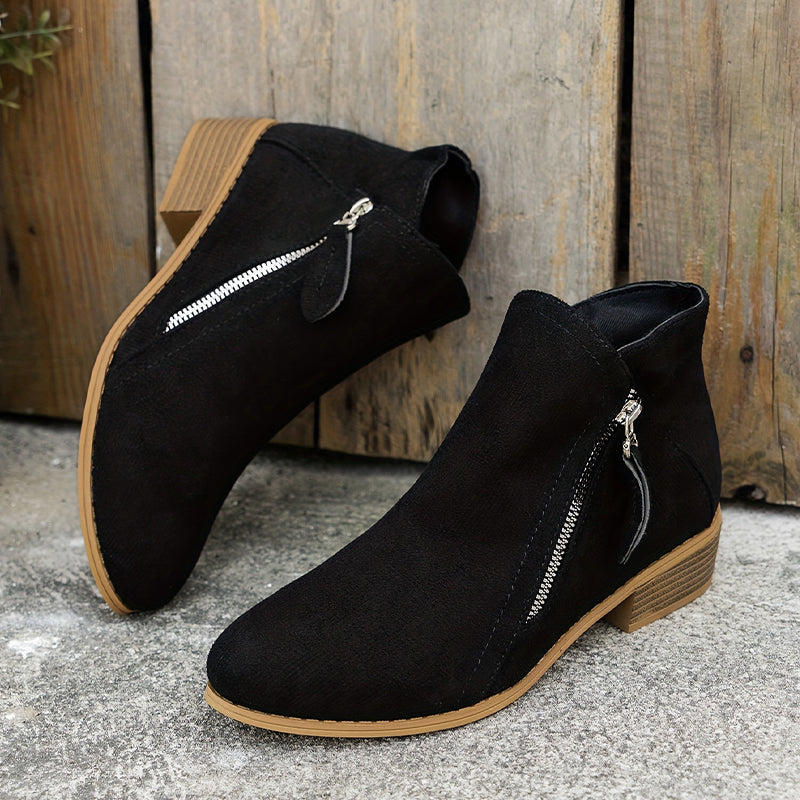 Schicke Leder-Stiefeletten für den Alltagstijl
