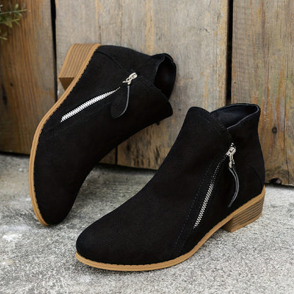 Schicke Leder-Stiefeletten für den Alltagstijl