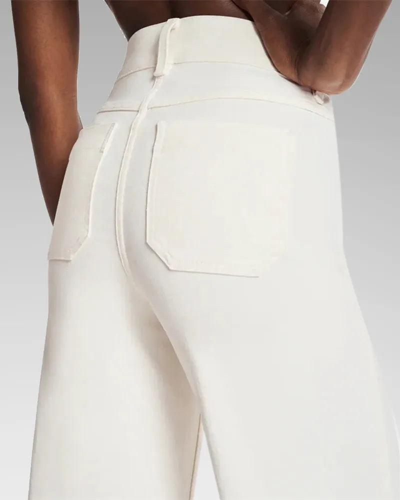 High Waist Weite Bein Jeans für Damen