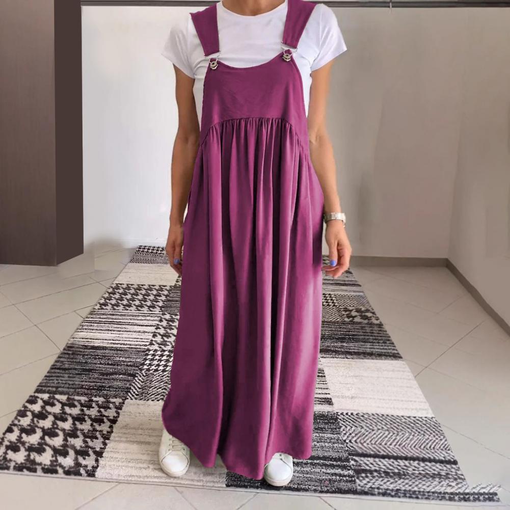 Locker sitzendes Kleid mit verstellbaren Trägern