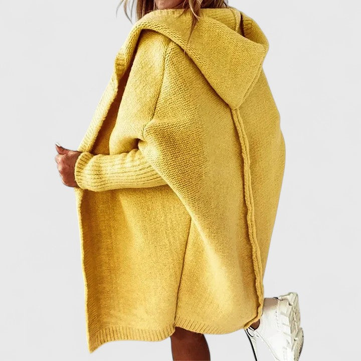 Gemütlicher leichter Strick-Cardigan-Pullover