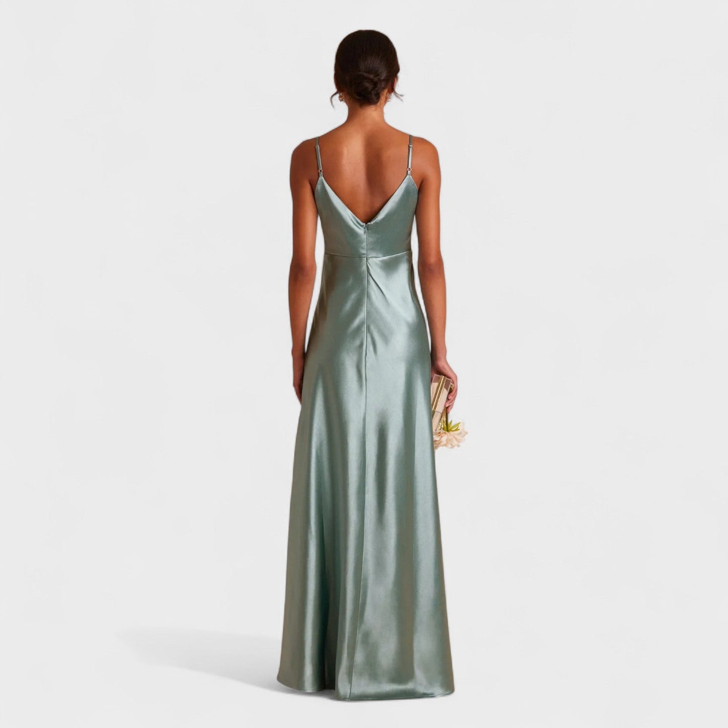 Satin Nachthemdkleid