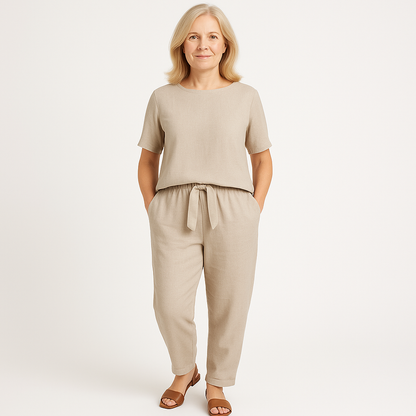 Nadine® | Elegantes Damen-Sommer-Zweiteiler-Set