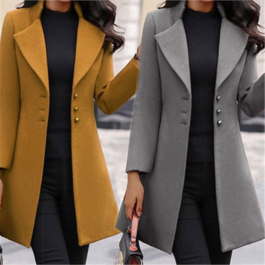 Klassische lässige Vollreißverschluss-Jacke