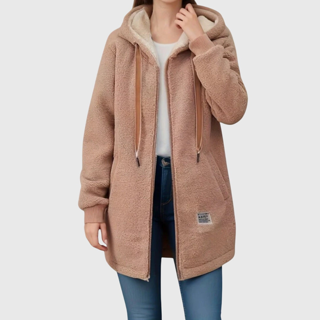 Gemütliche lässige Fleecejacke für den Alltag