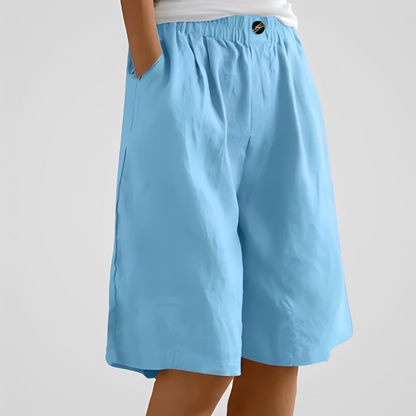 Damen Leichte Sommer Shorts Lockerer Sitz Bequemer Stil