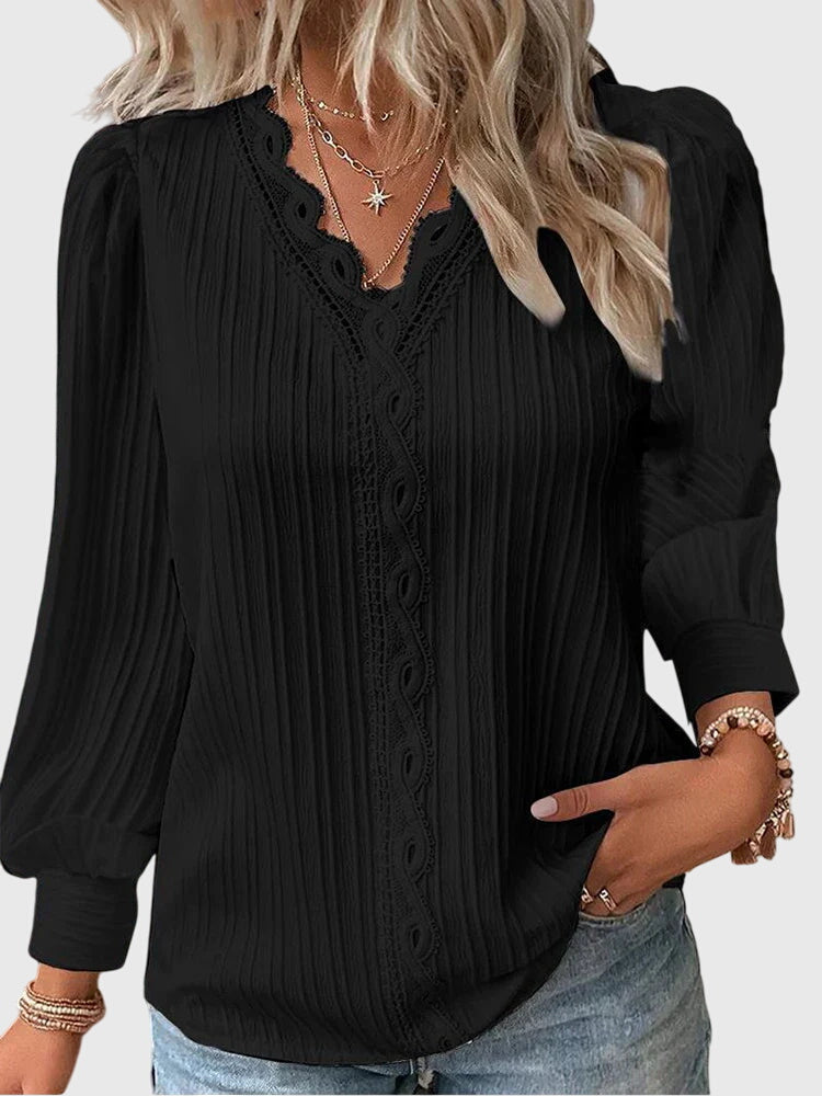 Elegante Pulloverbluse für Damen