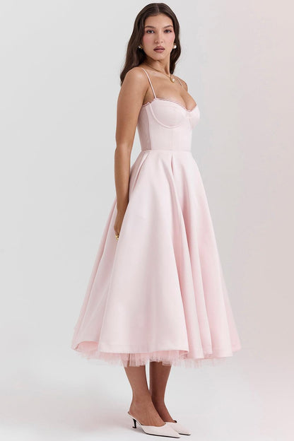 Evelina Elegantes Midikleid für Damen