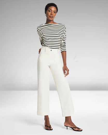 High Waist Weite Bein Jeans für Damen