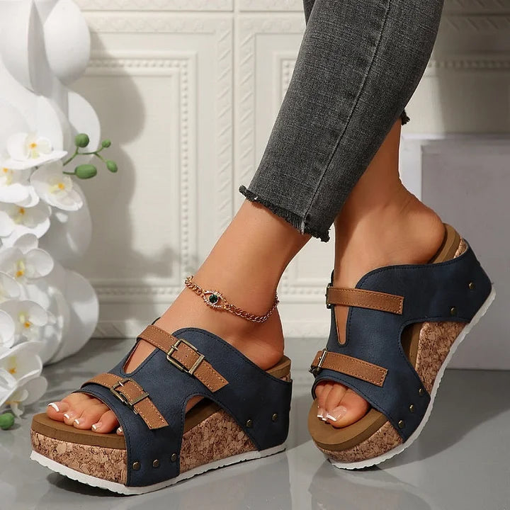 Orthopädische Damen-Sandalen mit Fußgewölbe­stütze