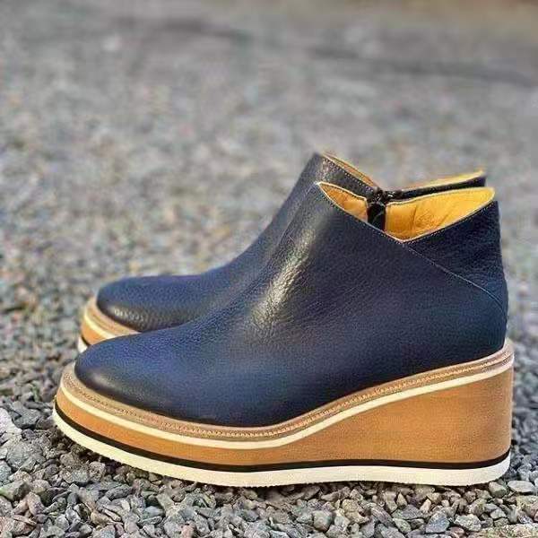 Schicke Leder-Stiefeletten für den Alltagsstil
