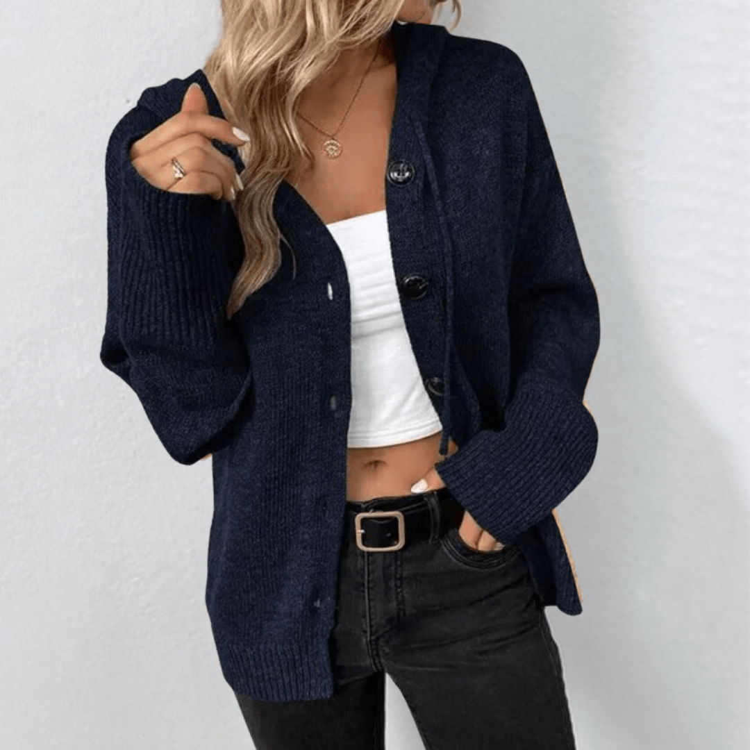 Gemütliche Strick-Cardigan mit Knöpfen für Damen