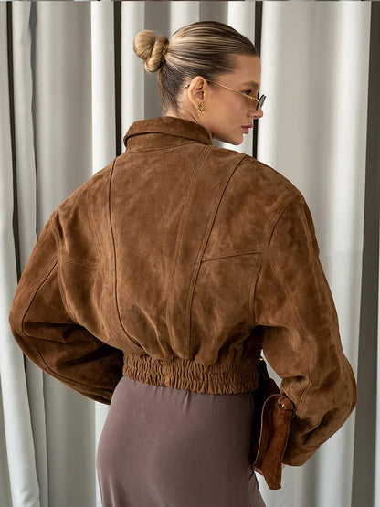 Lässige leichte Trenchcoat-Jacke