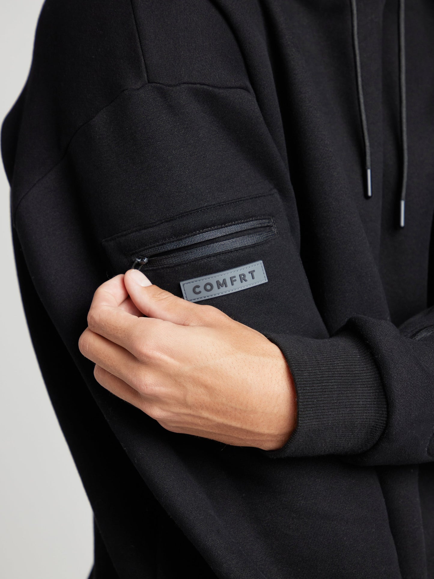 Gemütlicher Reise-Hoodie mit Flugmodus-Grafik