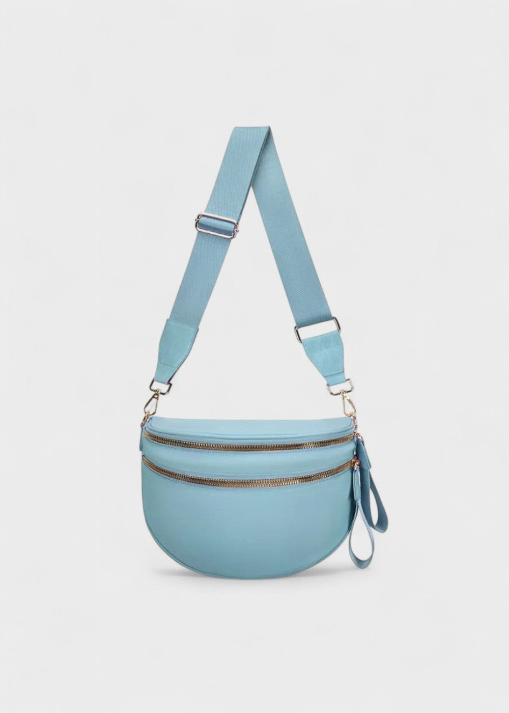 Elegante Leder-Bauchtasche für freihändigen Stil