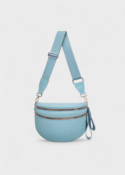 Elegante Leder-Bauchtasche für freihändigen Stil