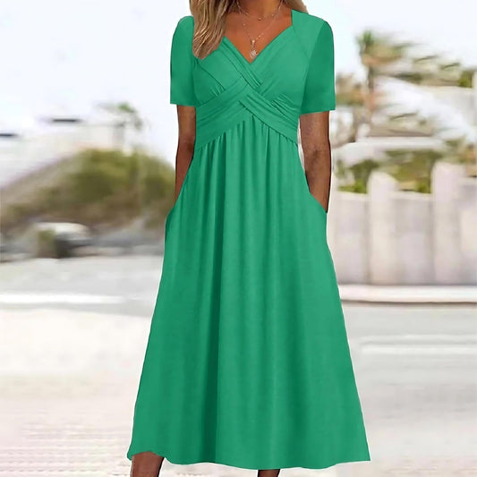 Stilvolles schmeichelhaftes Kleid für Damen