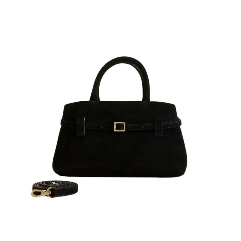 Klassische Leder-Schultertasche