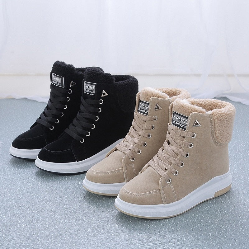 Gemütliche Winter-Stiefel mit Fellfutter für Damen
