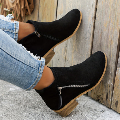 Schicke Leder-Stiefeletten für den Alltagstijl
