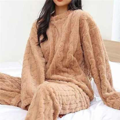 Gemütlicher Fleece-Schlafanzug für Damen