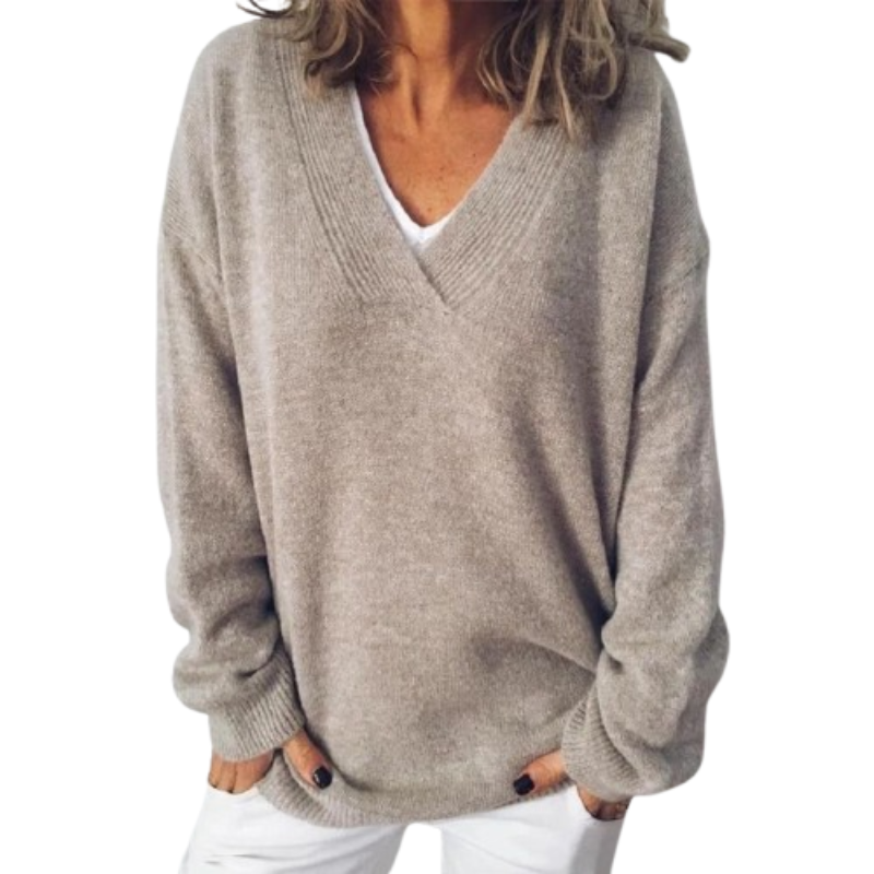 Gemütlicher luxuriöser Strickpullover