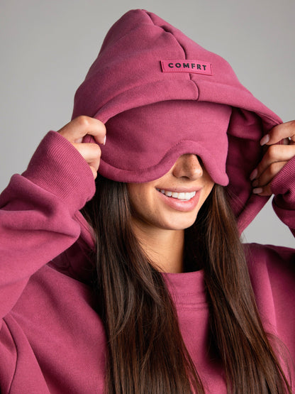 Gemütlicher Reise-Hoodie mit Flugmodus-Grafik