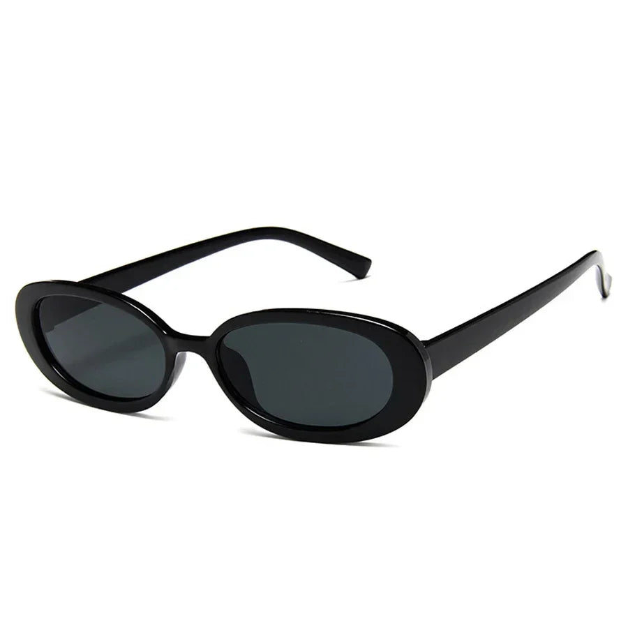 Retro-Sonnenbrille mit klarem Glas für zeitlosen Stil