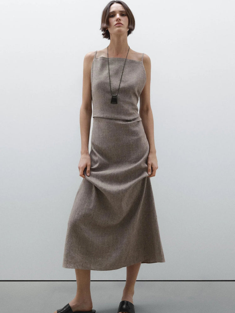 Maxikleid aus Leinenmischung für mühelosen Sommerstil