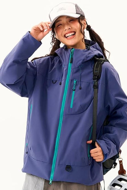 Wasserdichte Jacke für Outdoor-Abenteuer und den urbanen Alltag
