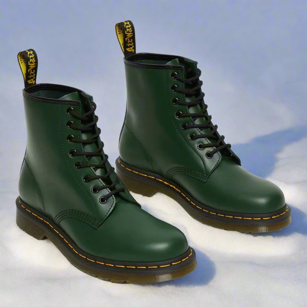 Klassische elegante Schnürstiefel aus Leder