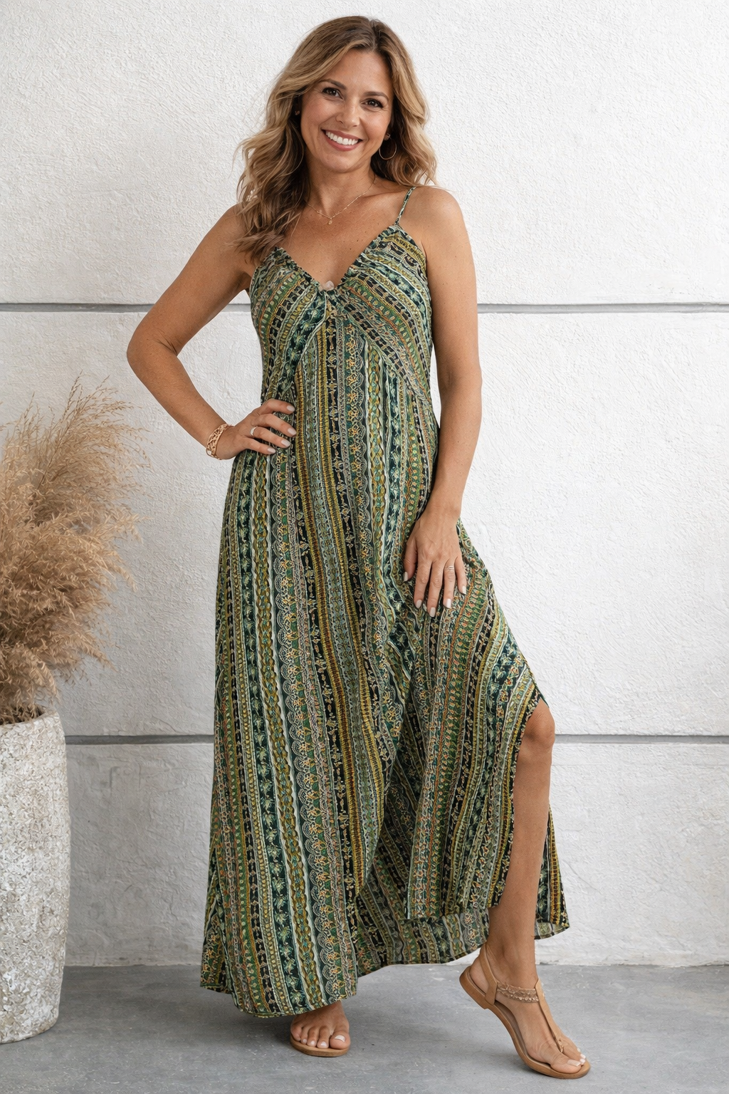 Maxikleid für Frauen im Sommer