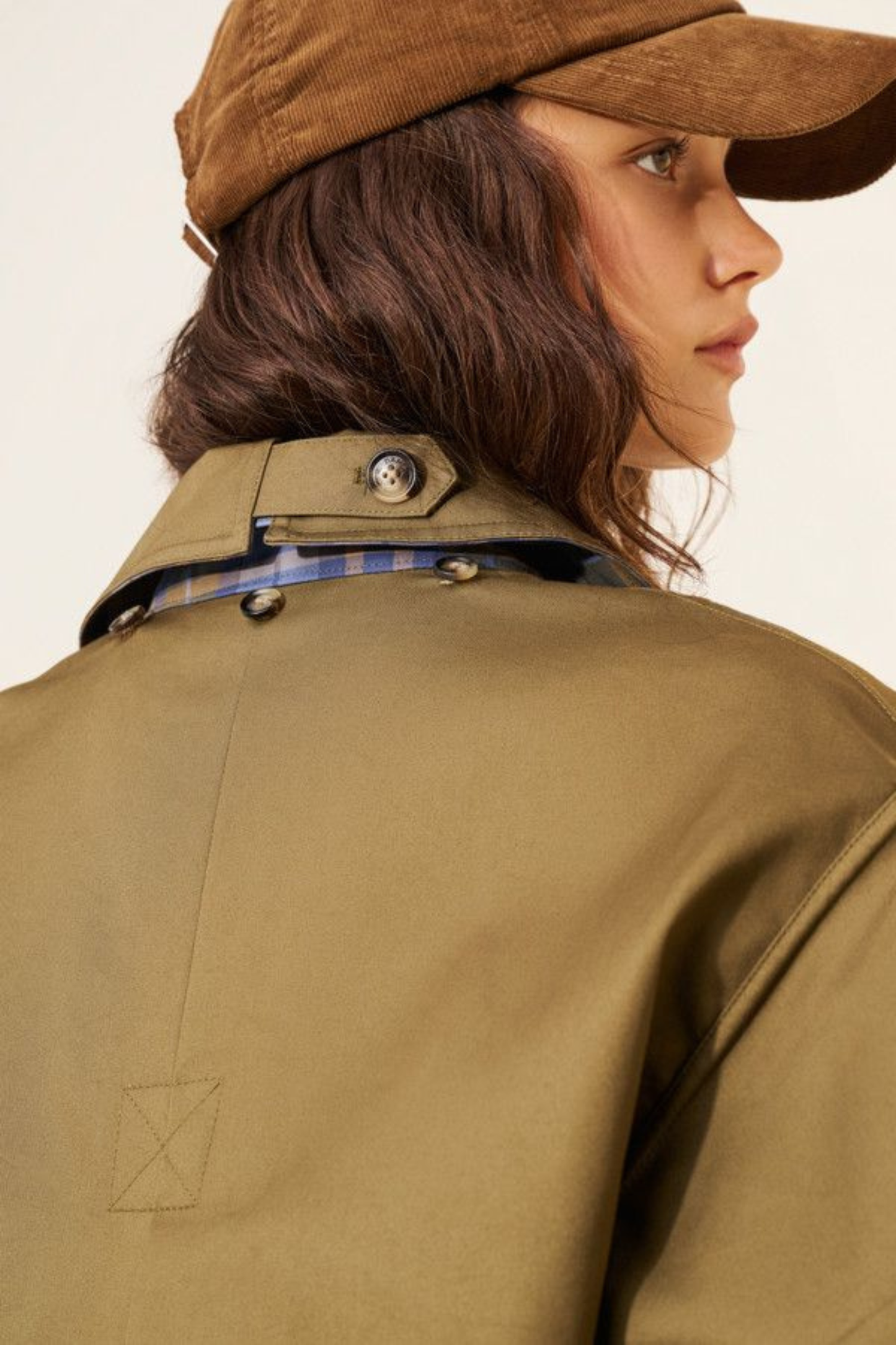 Wendbarer Crop-Trenchcoat – Schicker Lagen-Look